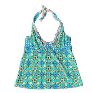 Swim Systems Tankini Top 34DD Halter Tankini NWT